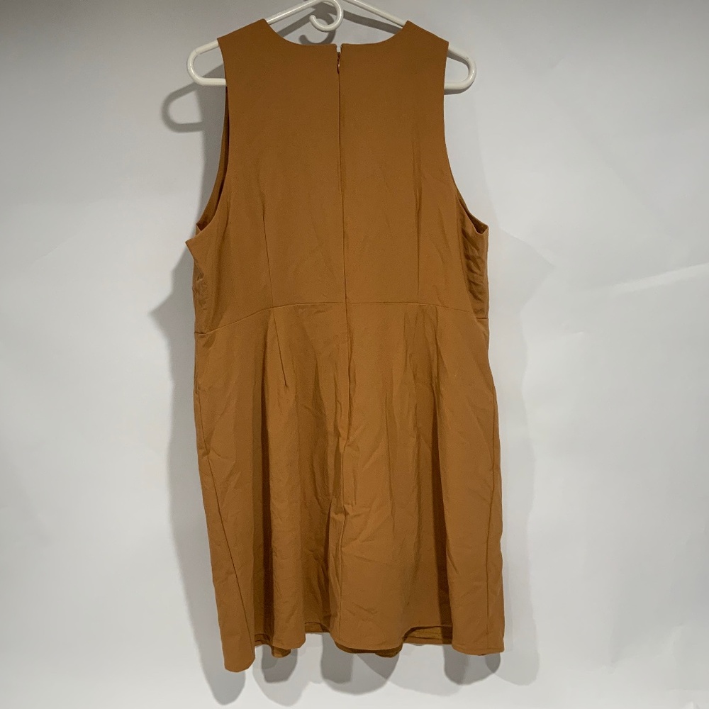 JCrew Sz 18 Pleated mini dress in Italian bi-stretch wool - Picture 3 of 10
